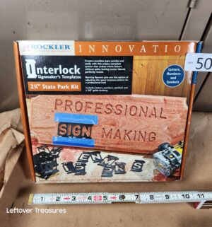 L501- rockler sign maker kit