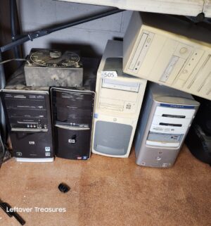 L505- various desktop computers from office