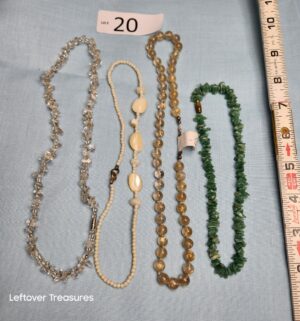 p20- 4 Beaded Necklaces