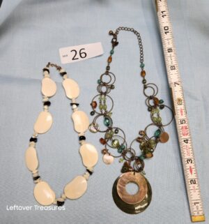 p26- 2 statement necklaces