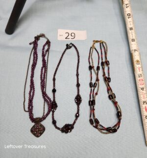 p29- 3 necklaces