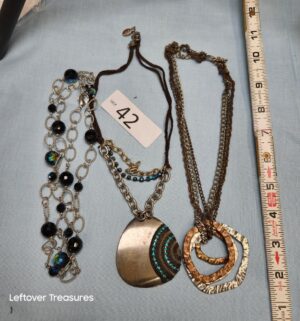 p42- 3 necklaces