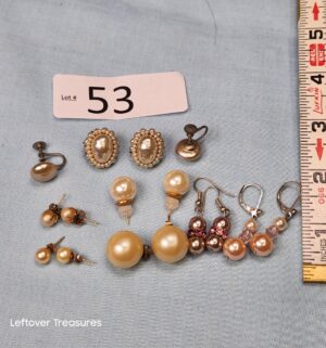 p53- vintage earring collection