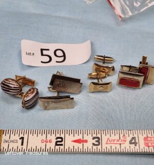 p59- vintage cuff link collection
