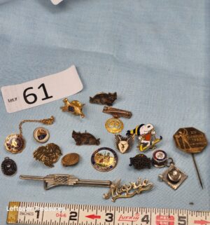 p61- vintage pin collection