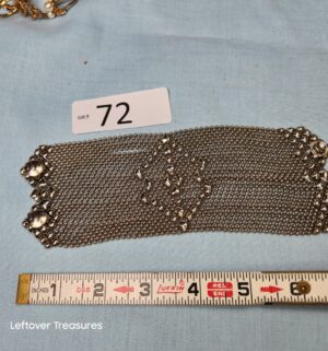 p72- Sergio Gutierrez Liquid Metal Silver bracelet
