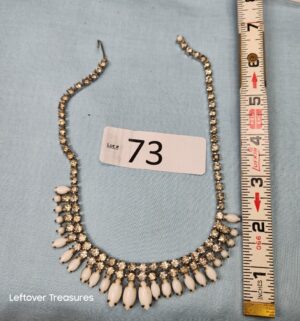 p73- rhinestone necklace