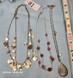 p81- 3 necklaces