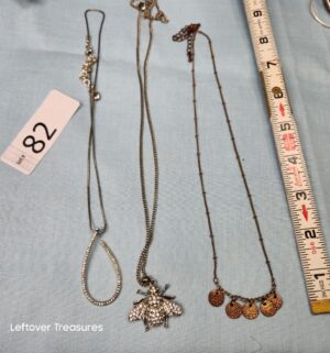 p82- 3 necklaces