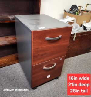 M21- Rolling Letter Size File Cabinet