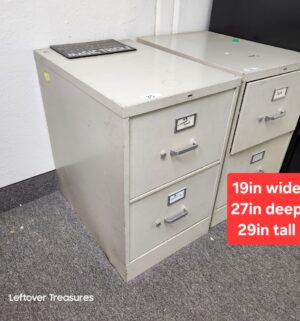 M35- HON legal size file cabinet