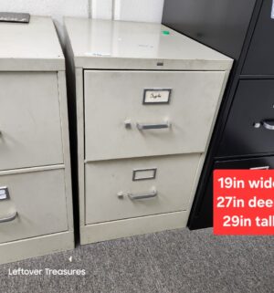 M36- HON legal size file cabinet