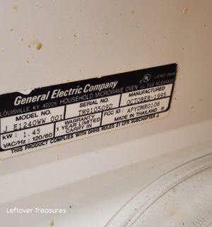 M47- GE Microwave - Image 3