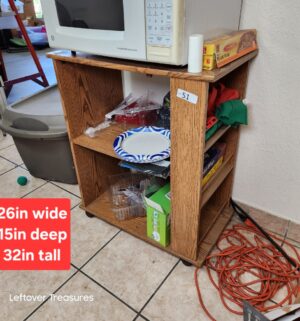M51- Rolling kitchen cart. No contents