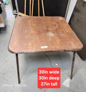 M55- card table