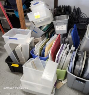 M71- huge tote collection. More lids than totes. All are usable. Must take all - Image 3