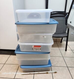 M79- Small stack of totes
