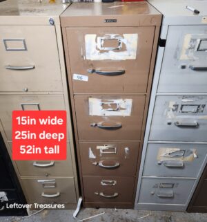 M96- letter size file cabinet