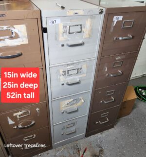 M97- letter size file cabinet