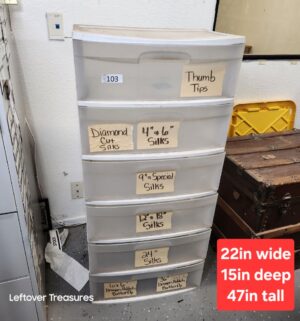 M103- storage drawers