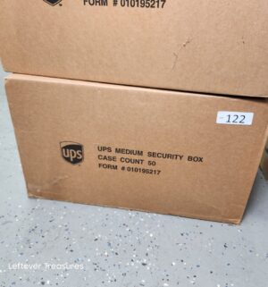 M122- UPS medium security box case