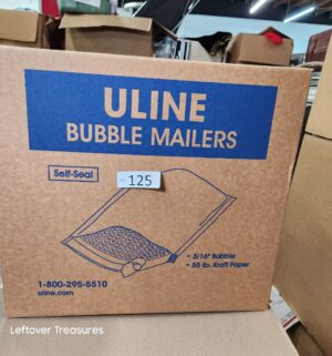 M125- uline bubble mailers 7x10