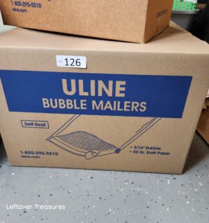 M126- uline bubble mailers 12x19