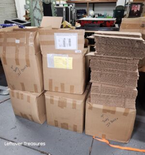 M129- 5 full cases of 9inch corrugated cardboard shipping cartons