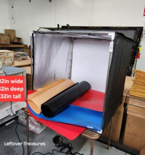 M130- light box, table and screens