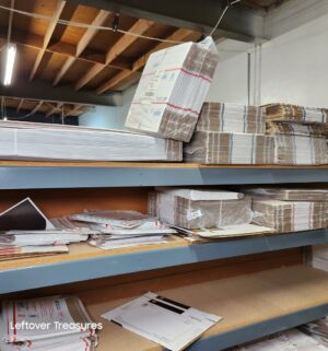 M145- vintage shipping boxes. Sold as novelty only