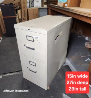 M150- hon letter size file cabinet