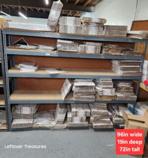 M153- Heavy Duty Bulk Storage Rack. 8ft x 6ft