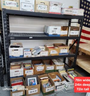 M168- 2016 Whalen 4-tier heavy-duty steel storage unit