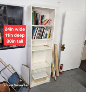 M224- slim bookcase