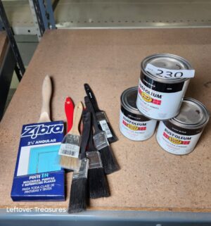 M230- brushes, paint