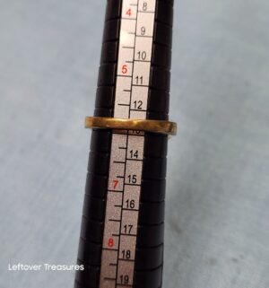 p98- black stone Fashion Ring - Image 3