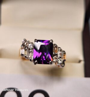 p98- black stone Fashion Ring - Image 4