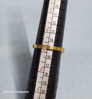 p105- green stone Fashion Ring - Image 3