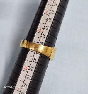 p112- clear stone mens fashion Ring - Image 3