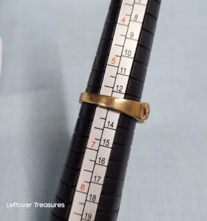 p113- two row clear stone fashion ring - Image 3