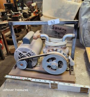 n52- vintage belt-drive vacuum pump by Gast