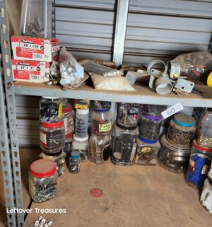 n60- Misc contents on the shelving Unit. Boxes describe contents within - Image 3