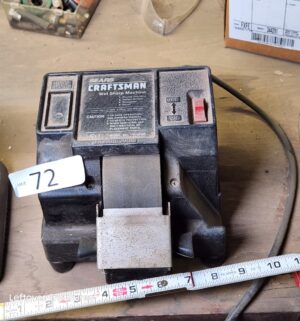 n72- Craftsman Wet Sharp Machine