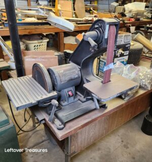 n75- Craftsman 2inx42in Belt 8in Disc, Sander/Grinder