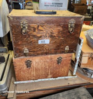n88- vintage wooden boxes