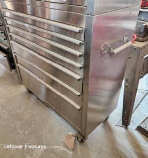 n143- CSPS stainless steel tool chest combo. From Coscto/Sams club. Tools not included - Image 4