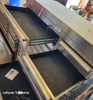 n143- CSPS stainless steel tool chest combo. From Coscto/Sams club. Tools not included - Image 7