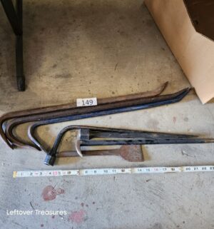 n149- Crowbars, chisel bar, pinch bars