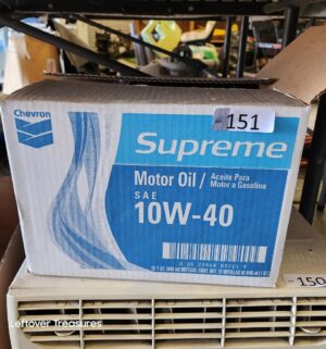 n151- Chevron Supreme SAE 10w-40 Case missing 1