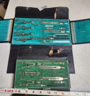 n198- vintage German drafting tool sets